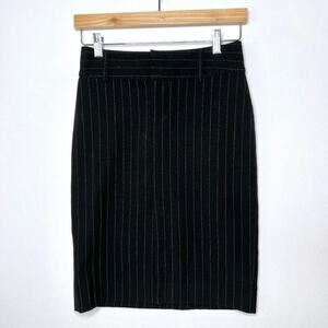 Old Navy Y2K Pinstripe Pencil Skirt 1